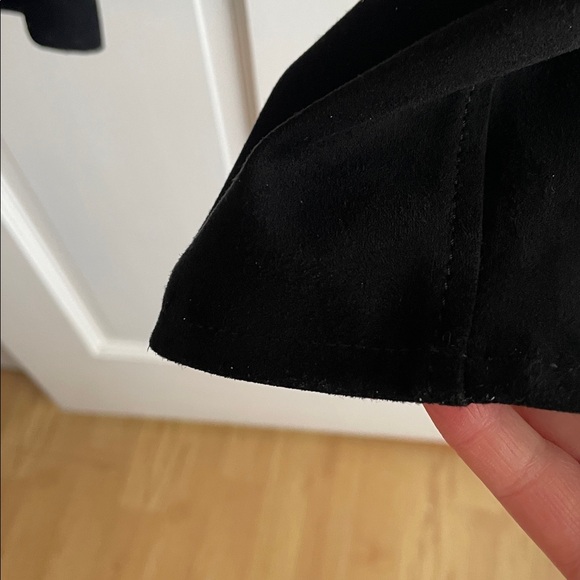 Talbots Black Stretch Suede Pants - Picture 6 of 10